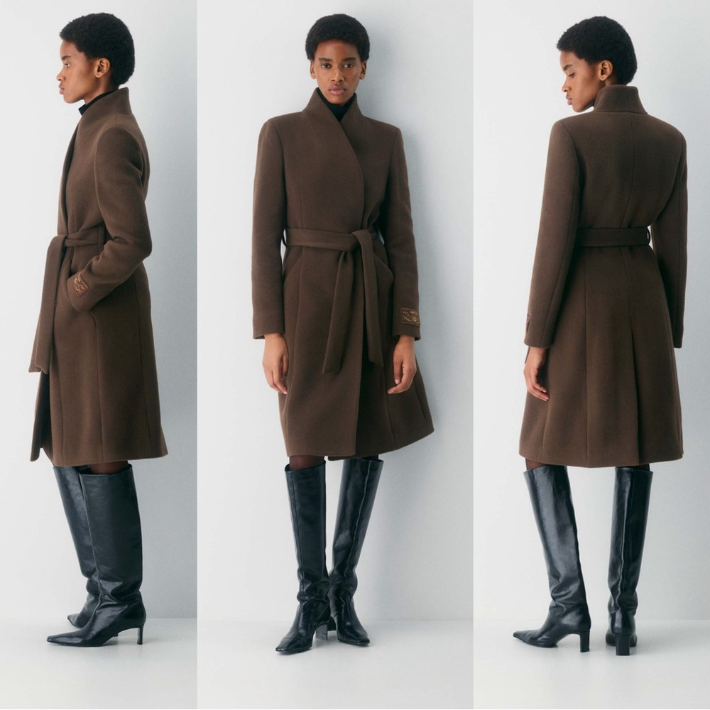 Aritzia The Heirloom Coat Soft Wool Cashmere size XXS /2XS NWT $350